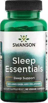 Swanson Sleep Essentials Ergänzungsmittel für den Schlaf 60 veg. Kappen