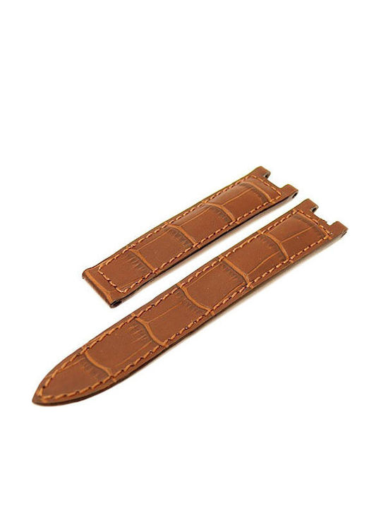 Rios 1931 Cartier Pasha Δερμάτινο Λουράκι Καφέ 20mm