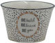 Marva Serving Bowl Round Ceramic White with Diameter 13.5cm