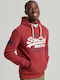Sweatshirt with Hood Rich Red