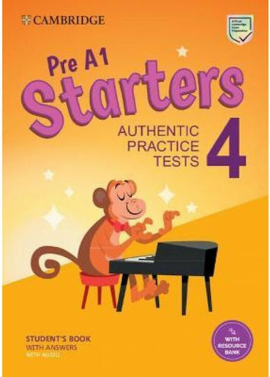Pre A1 Starters 4 Student's Book Without Answers With Audio Authentic Practice Tests