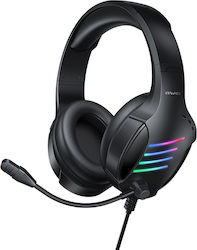 Awei GM-5 Über Ohr Gaming-Headset mit Verbindung 3,5mm / USB Schwarz