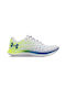 Flow Velociti Wind 2 Sport Shoes Running White / High Vis Yellow / Cruise Blue