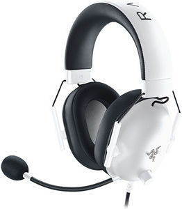 Razer BlackShark V2 X Über Ohr Gaming-Headset mit Verbindung 3,5mm Weiß