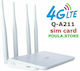 Andowl Q-A211 Router Wireless 3G Wi-Fi 4 Cu 3 Porturi