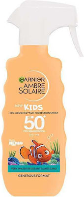 Garnier Ambre Solaire Kids Sun Protection Nemo Αδιάβροχο Παιδικό Αντηλιακό Spray SPF50 300ml