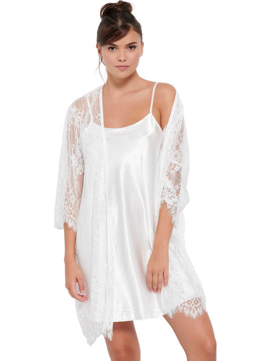 Jeannette Lingerie Winter Bridal Women's Satin ...