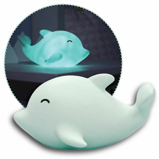 Reer Led Παιδικό Διακοσμητικό Φωτιστικό Lumilu Dolphin Πράσινο