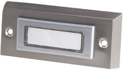 Eurolamp Копче за камбанка с рамка в Сребрист цвят 147-12013