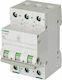 Siemens Dreipolig Allgemeine Verwendung Schienenumschalter 440V 40A