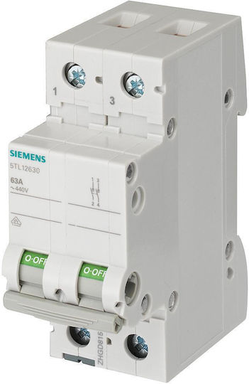 Siemens 2-Poles General Use Panel Push Button Switch 40A
