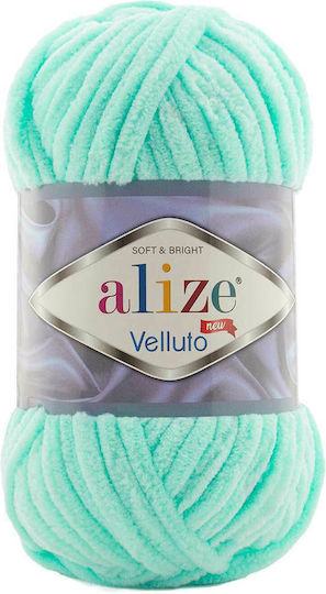 Alize Velluto Chunky Micro Polyester 19 Light Turquoise 68m 100gr