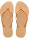 Slim Women's Flip Flops Gold