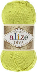 Alize Плетиво за плетене Acrilyc Diva 109 Πράσι...
