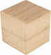 Set of 3 wooden cubes 8x8x8cm