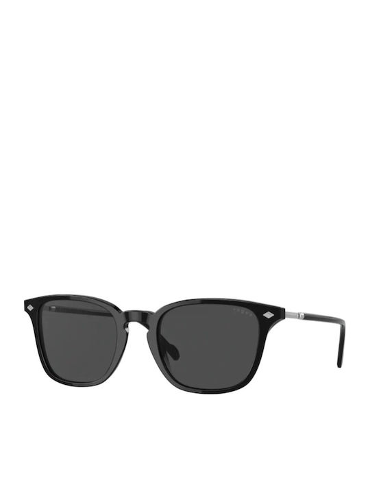 Vogue Unisex Sunglasses With Black Horn-Rimmed Frame And Grey Lens VO5431S W44/87