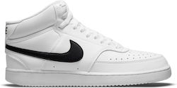 Nike Court Vision Ανδρικά Μποτάκια White / Black