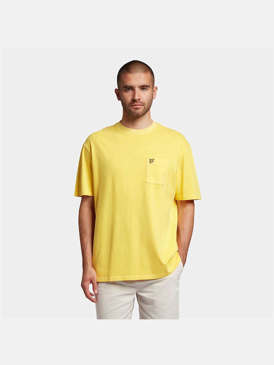 Lyle and Scott T-shirt Bărbătesc cu Mânecă Scur...