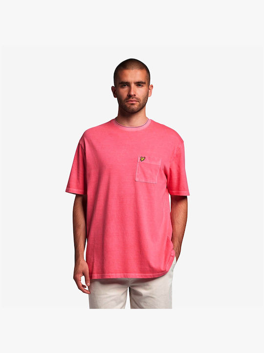 Lyle and Scott Herren T-Shirt Kurzarm Rosa