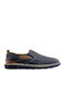 Ανατομικά Δερμάτινα Ανδρικά Slip-On Μπλε