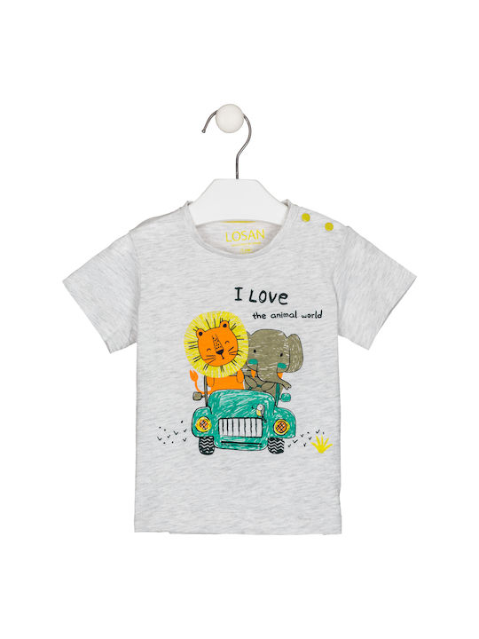 Losan Kinder-T-Shirt Gray