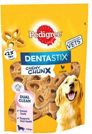 Pedigree Dentastix Chewy Chunx Maxi Λιχουδιά για Σκύλους κατά της Πέτρας & Πλάκας 68gr
