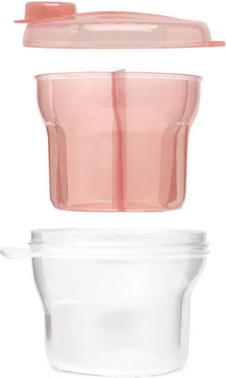 Kiokids Milk Powder Doser for 3 Food Portions Pink Simple