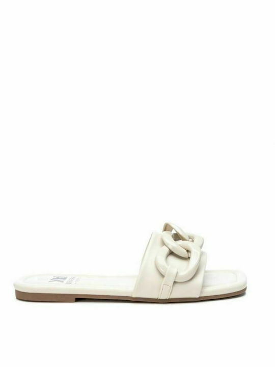 Xti Women's Flat Sandals In White Colour