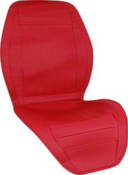 Leatherette Single Seat Cover 1pcs 51205 Red