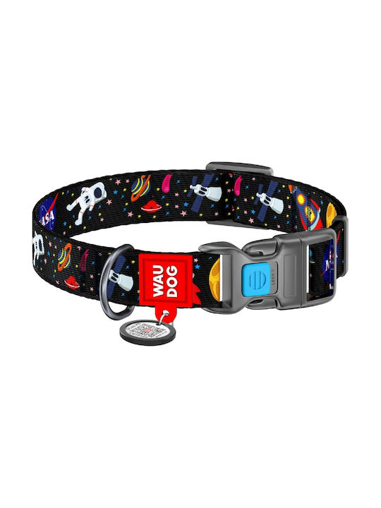WauDog Nasa Κολάρο σε Μαύρο χρώμα XLarge 25mm x 35 - 58cm WauDog Nasa Κολάρο σε Μαύρο χρώμα XLarge 25mm x 35 - 58cm