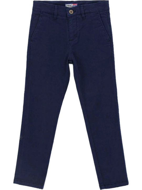 Original Marines Boys Fabric Chino Trouser Navy Blue