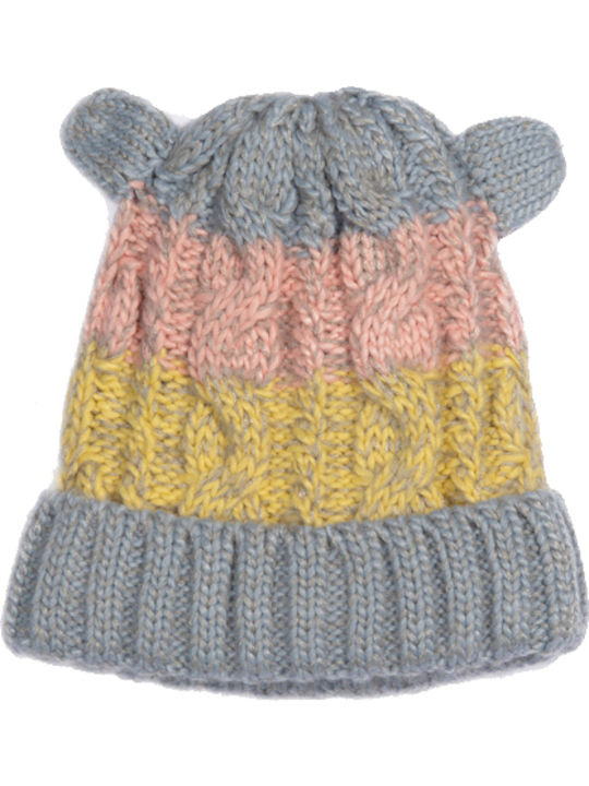 Pom Pom Beanie Căciulă Pentru Femei În Culoare Gri
