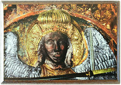 ARCHANGELOS MICHAEL MANDAMADOU, PROMOȚIE "IMAGINEA DE CORNIZE (Categoria hârtie) KRN Nr. 00 Dimensiune: 6,5 x 9,5 cm" IMAGINEA PE LEMN (MDF) - S&K BYZANTINE ICONS