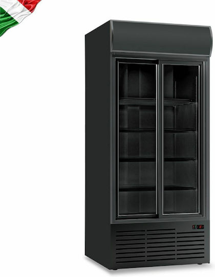 Klimaitalia Ψυγείο Αναψυκτικών 852lt Διπλό Υ200.1xΠ110.3xΒ69cm Black