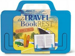 Plastic Reading Stand Travel Book Rest in Blue Color 18x1x14.2cm.