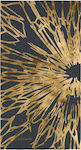 Guy Laroche Velour Printed Strandtuch Baumwolle Golden 180x100cm.