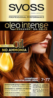 Syoss Oleo Intense Set Vopsea de Păr fără amoniac 7-77 Blond intens Bronz intens 50ml