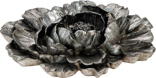 Zen Collection Wanddekoration Silber aus Kunststoff 25x3x25cm