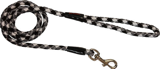 Pet Interest Λουρί/Οδηγός Σκύλου Ιμάντας Sand Rope Fine Medium σε Μαύρο χρώμα 1.2m x 1cm