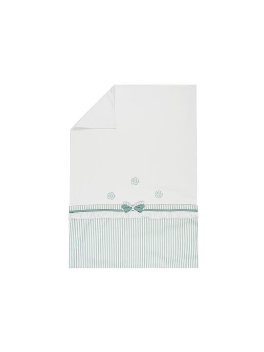 Ellepi Blanket Nursery Swaddling Blankets Cotton Green 55x80cm