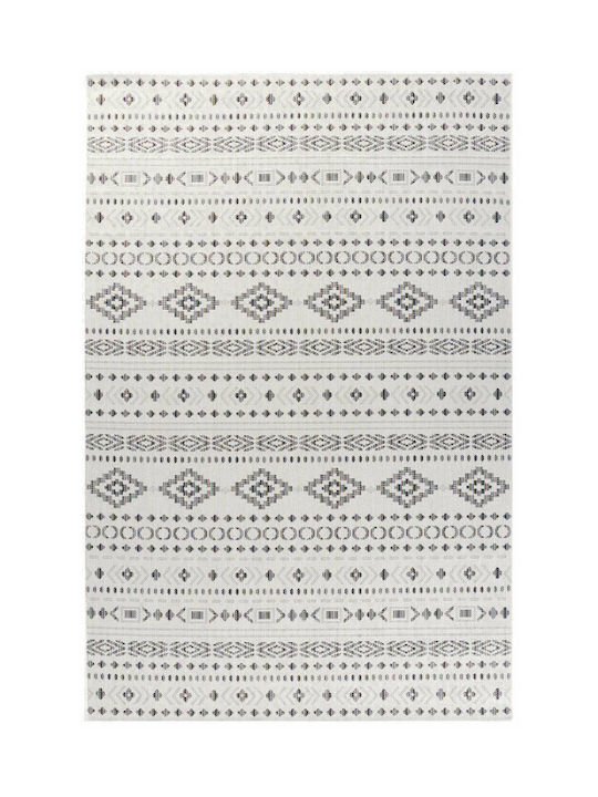 Tzikas Carpets 54034-160 Σετ Καλοκαιρινά Χαλιά Κρεβατοκάμαρας Ψάθινα Arvel Ivory 3τμχ