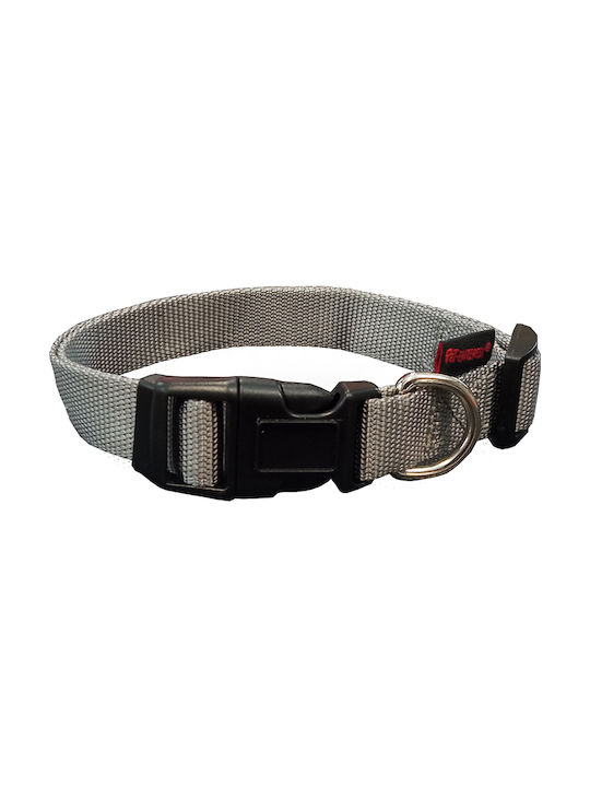 Pet Interest Plain Line 3110 Dog Collar In Gray Colour XSmall 19 - 33cm