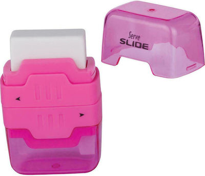 Radiergummi - Anspitzer Serve Slide Fuchsia