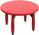 Ron Kindertisch aus Plastik Rot Avant Garde