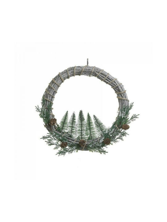 Inart Christmas Decorative Wreath 38cm