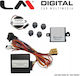 Front Wheel Car Parking System with Buzzer and 4 Sensors For VW - Audi - Seat - Skoda in Black Colour