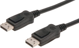MCAB Cable DisplayPort male - DisplayPort male 5m Μαύρο (7000975)