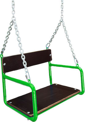 Metal Hanging Swing Green