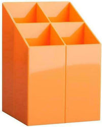 Kunststoff Stifthalter in Orange Farbe 1Stück