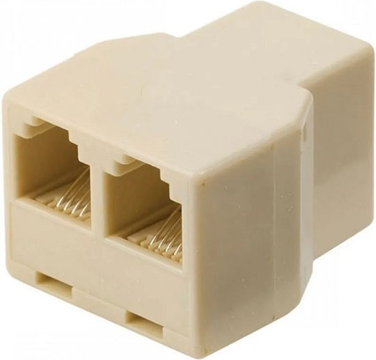 Splitter RJ11 Αρσενικό σε 2 x Θηλυκό